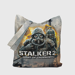 Сумка-шопер S t a l k e r Heart of Chornobyl, цвет: 3D-принт