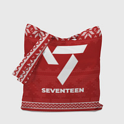 Сумка-шопер Новогодний Seventeen, цвет: 3D-принт