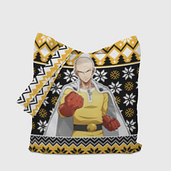 Сумка-шопер One-Punch Man sweater, цвет: 3D-принт