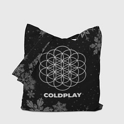 Сумка-шопер Снежный Coldplay, цвет: 3D-принт