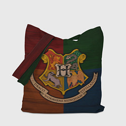 Сумка-шопер Hogwarts emblem, цвет: 3D-принт