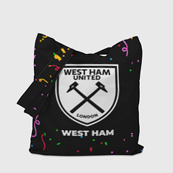 Сумка-шопер West Ham конфети, цвет: 3D-принт