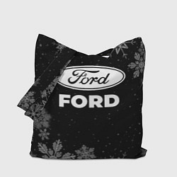 Сумка-шопер Снежный Ford, цвет: 3D-принт