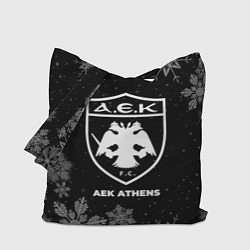 Сумка-шопер Снежный AEK Athens, цвет: 3D-принт