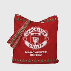 Сумка-шопер Manchester United new year, цвет: 3D-принт