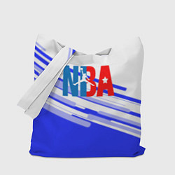 Сумка-шопер NBA geometry steel, цвет: 3D-принт