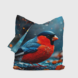 Сумка-шопер Обыкновенный снегирь, цвет: 3D-принт