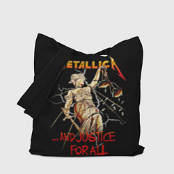 Сумка-шопер Metallica justice for all, цвет: 3D-принт