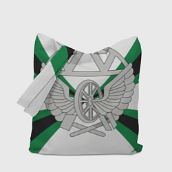 Сумка-шопер Железнодорожные войска, цвет: 3D-принт