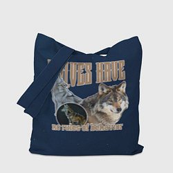 Сумка-шопер Волки в ночи, цвет: 3D-принт