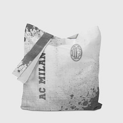 Сумка-шопер AC Milan - white gradient вертикально, цвет: 3D-принт