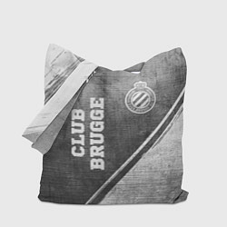 Сумка-шопер Club Brugge - grey gradient вертикально, цвет: 3D-принт