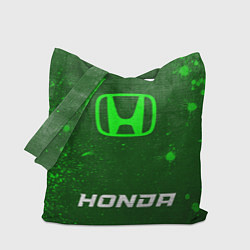 Сумка-шопер Honda - green gradient по-центру, цвет: 3D-принт