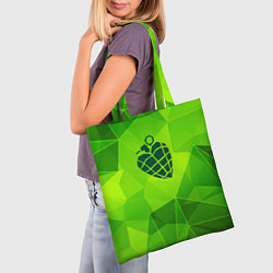 Сумка-шопер Green Day green poly, цвет: 3D-принт — фото 2