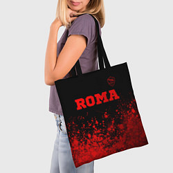 Сумка-шопер Roma - red gradient посередине, цвет: 3D-принт — фото 2
