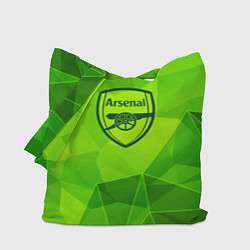 Сумка-шопер Arsenal green poly, цвет: 3D-принт