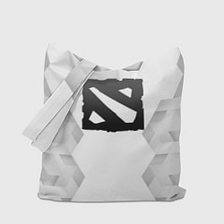 Сумка-шопер Dota white poly, цвет: 3D-принт