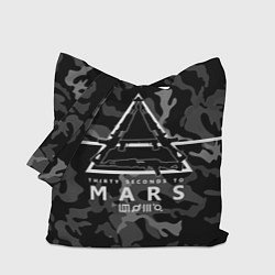 Сумка-шопер 30 Seconds to Mars - poster, цвет: 3D-принт