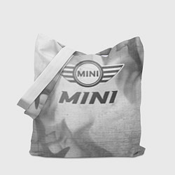 Сумка-шопер Mini - white gradient, цвет: 3D-принт