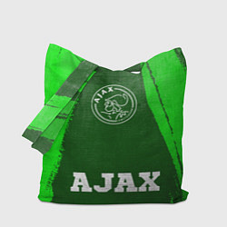 Сумка-шопер Ajax - green gradient по-центру, цвет: 3D-принт