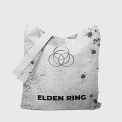 Сумка-шопер Elden Ring - white gradient по-центру, цвет: 3D-принт