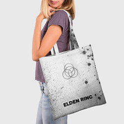 Сумка-шопер Elden Ring - white gradient по-центру, цвет: 3D-принт — фото 2