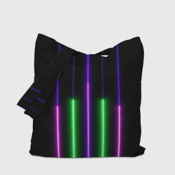 Сумка-шоппер Color Purple green pink