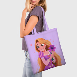 Сумка-шопер Rapunzel - big pictures, цвет: 3D-принт — фото 2