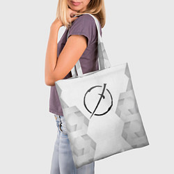 Сумка-шопер Akame ga Kill white poly, цвет: 3D-принт — фото 2