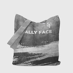 Сумка-шопер Sally Face - grey gradient посередине, цвет: 3D-принт