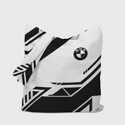 Сумка-шопер BMW geometry black, цвет: 3D-принт