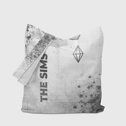 Сумка-шопер The Sims - white gradient вертикально, цвет: 3D-принт