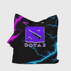 Сумка-шопер Dota неоновый шторм, цвет: 3D-принт
