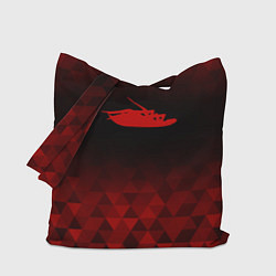 Сумка-шопер Papa Roach red poly, цвет: 3D-принт