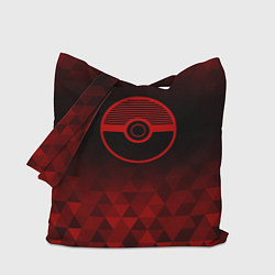 Сумка-шопер Pokemon red poly, цвет: 3D-принт