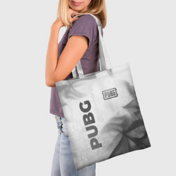 Сумка-шопер PUBG - white gradient вертикально, цвет: 3D-принт — фото 2