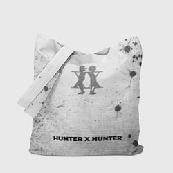 Сумка-шопер Hunter x Hunter - white gradient по-центру, цвет: 3D-принт