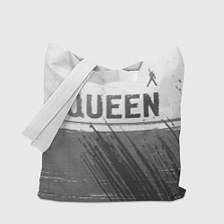 Сумка-шопер Queen - white gradient посередине, цвет: 3D-принт
