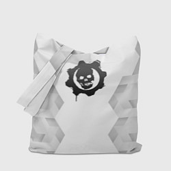 Сумка-шопер Gears of War white poly, цвет: 3D-принт