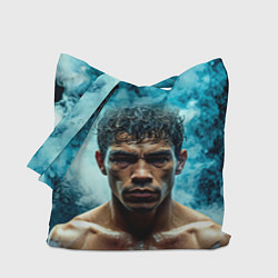 Сумка-шопер Артуро Гатти в дыму, цвет: 3D-принт