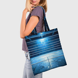 Сумка-шопер Синий ринг, цвет: 3D-принт — фото 2