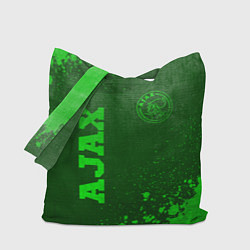 Сумка-шопер Ajax - green gradient вертикально, цвет: 3D-принт