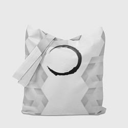 Сумка-шопер Demon Slayer white poly, цвет: 3D-принт
