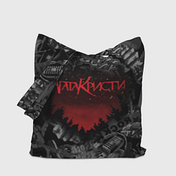 Сумка-шопер Агата Кристи рок группа, цвет: 3D-принт