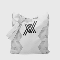 Сумка-шопер Darling in the FranXX white poly, цвет: 3D-принт