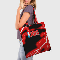 Сумка-шопер NBA шторм, цвет: 3D-принт — фото 2