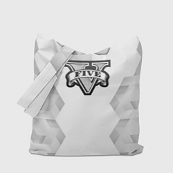 Сумка-шопер GTA white poly, цвет: 3D-принт