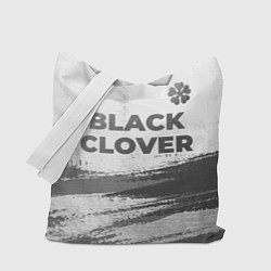 Сумка-шопер Black Clover - white gradient посередине, цвет: 3D-принт