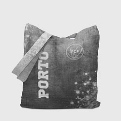 Сумка-шопер Porto - grey gradient вертикально, цвет: 3D-принт