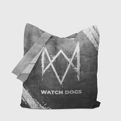 Сумка-шопер Watch Dogs - grey gradient, цвет: 3D-принт